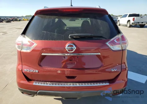 2016 Nissan Rogue Sv из США, поврежденный, VIN KNMAT2MT7GP608076